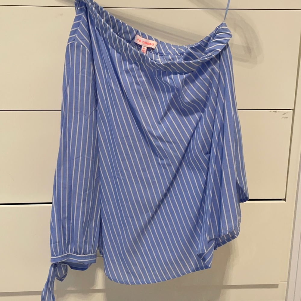 Renamed one shoulder stripe top